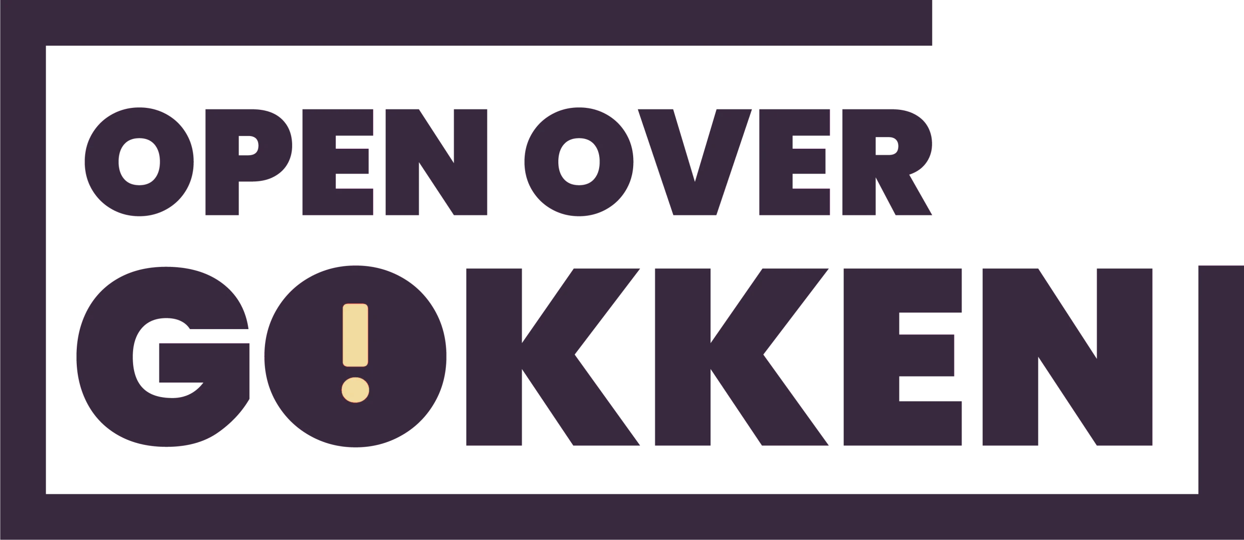 openovergokken